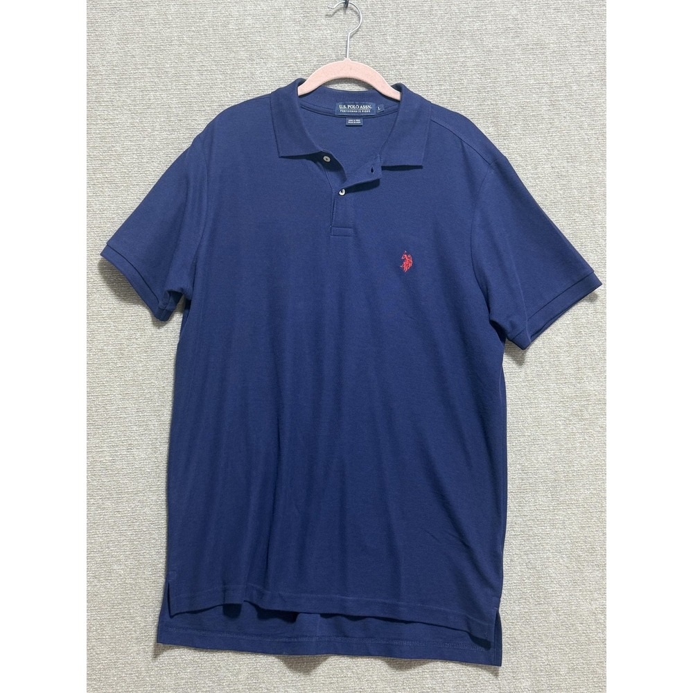 US Polo Assn‎ Polo Shirt Mens Large Performance Pique Classic Embroidered